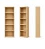 Urban Majesty Premium Multi Utility Rack Book Shelf In Sylvan Oak Light Finish