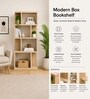 Urban Majesty Premium Multi Utility Rack Book Shelf In Sylvan Oak Light Finish