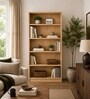 Urban Majesty Premium Multi Utility Rack Book Shelf In Sylvan Oak Light Finish