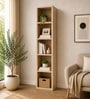 Urban Majesty Premium Multi Utility Rack Book Shelf In Sylvan Oak Light Finish