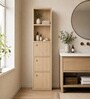Urban Majesty Premium Multi Utility Rack Book Shelf In Sylvan Oak Light Finish