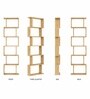 Urban Majesty Premium Multi Utility Rack Book Shelf In Sylvan Oak Light Finish