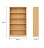 Urban Majesty Premium Multi Utility Rack Book Shelf In Sylvan Oak Light Finish