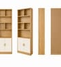 Urban Majesty Premium Multi Utility Rack Book Shelf In Sylvan Oak Light Finish