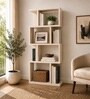 Urban Majesty Premium Multi Utility Rack Book Shelf In Sylvan Oak Light Finish