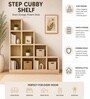 Urban Majesty Premium Multi Utility Rack Book Shelf In Sylvan Oak Light Finish