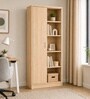 Urban Majesty Premium Multi Utility Rack Book Shelf In Sylvan Oak Light Finish