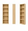 Urban Majesty Premium Multi Utility Rack Book Shelf In Sylvan Oak Light Finish