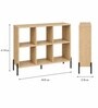 Urban Majesty Premium Multi Utility Rack Book Shelf In Sylvan Oak Light Finish