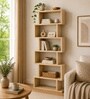 Urban Majesty Premium Multi Utility Rack Book Shelf In Sylvan Oak Light Finish