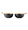 Urban Mattee Black Ceramic Bowl Set of 2(240ml Each)