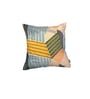 Multicolor Striped Cotton Geometric 18x18 inches Cushion Cover