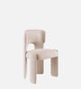 Urban Opulence Premium Boucle Dining Chair In Beige Colour