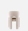 Urban Opulence Premium Boucle Dining Chair In Beige Colour