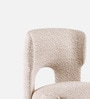 Urban Opulence Premium Boucle Dining Chair In Beige Colour