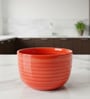 Urban Red Glaze Ceramic Bowl Set of 2(320ml Each)
