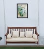 Urban Solid Wood Swing In Rosewood Finish