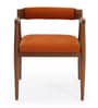 Urbane Chair in Exotic Teak Finish and Caramel Spice