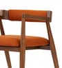 Urbane Chair in Exotic Teak Finish and Caramel Spice
