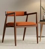 Urbane Chair in Exotic Teak Finish and Caramel Spice