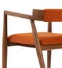 Urbane Chair in Exotic Teak Finish and Caramel Spice