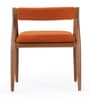 Urbane Chair in Exotic Teak Finish and Caramel Spice