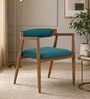 Urbane Chair in Exotic Teak Finish and Ocean Green Urbane Chair in Exotic Teak Finish and Ocean Green