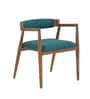 Urbane Chair in Exotic Teak Finish and Ocean Green Urbane Chair in Exotic Teak Finish and Ocean Green