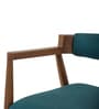 Urbane Chair in Exotic Teak Finish and Ocean Green Urbane Chair in Exotic Teak Finish and Ocean Green