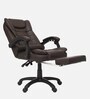 Urbane Leatherette Executive Chair In Brown Colour