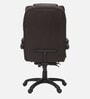 Urbane Leatherette Executive Chair In Brown Colour