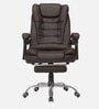 Urbane Pro Leatherette Executive  Chair In Brown Colour