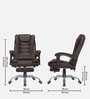Urbane Pro Leatherette Executive  Chair In Brown Colour