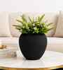 Urn Shape Flower Vase for Home Decor, Iron, Matte Powder-Coated Finish