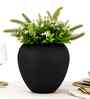 Urn Shape Flower Vase for Home Decor, Iron, Matte Powder-Coated Finish
