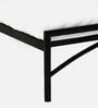 Ursa Metal Queen Size Bed in Black Finish