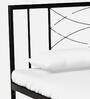 Ursa Metal Queen Size Bed in Black Finish
