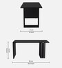 Ursula Coffee Table in Black Finish
