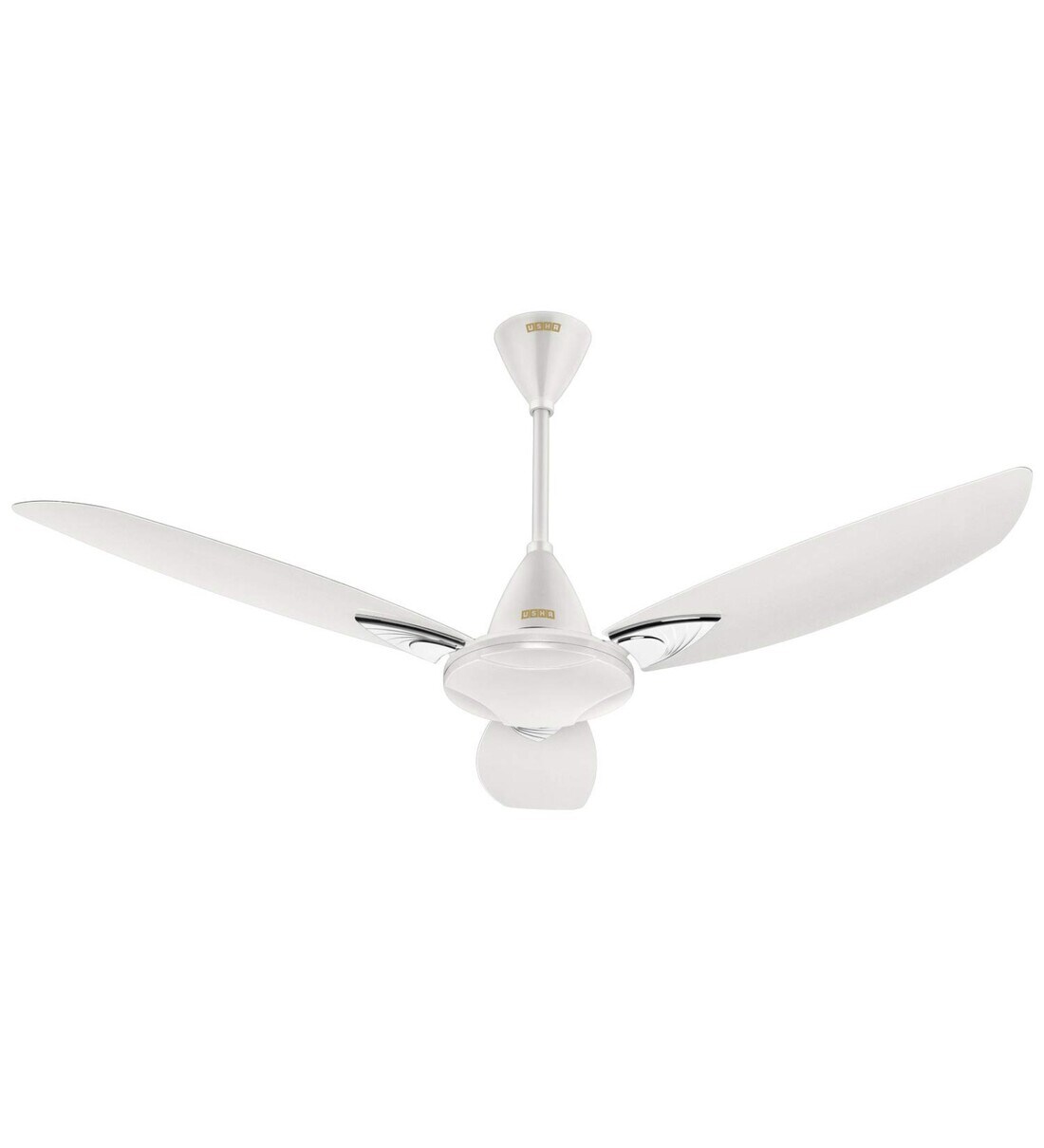 Buy Usha Bloom Primrose Goodbye Dust Ceiling Fan 1250 Mm (Sparkle White