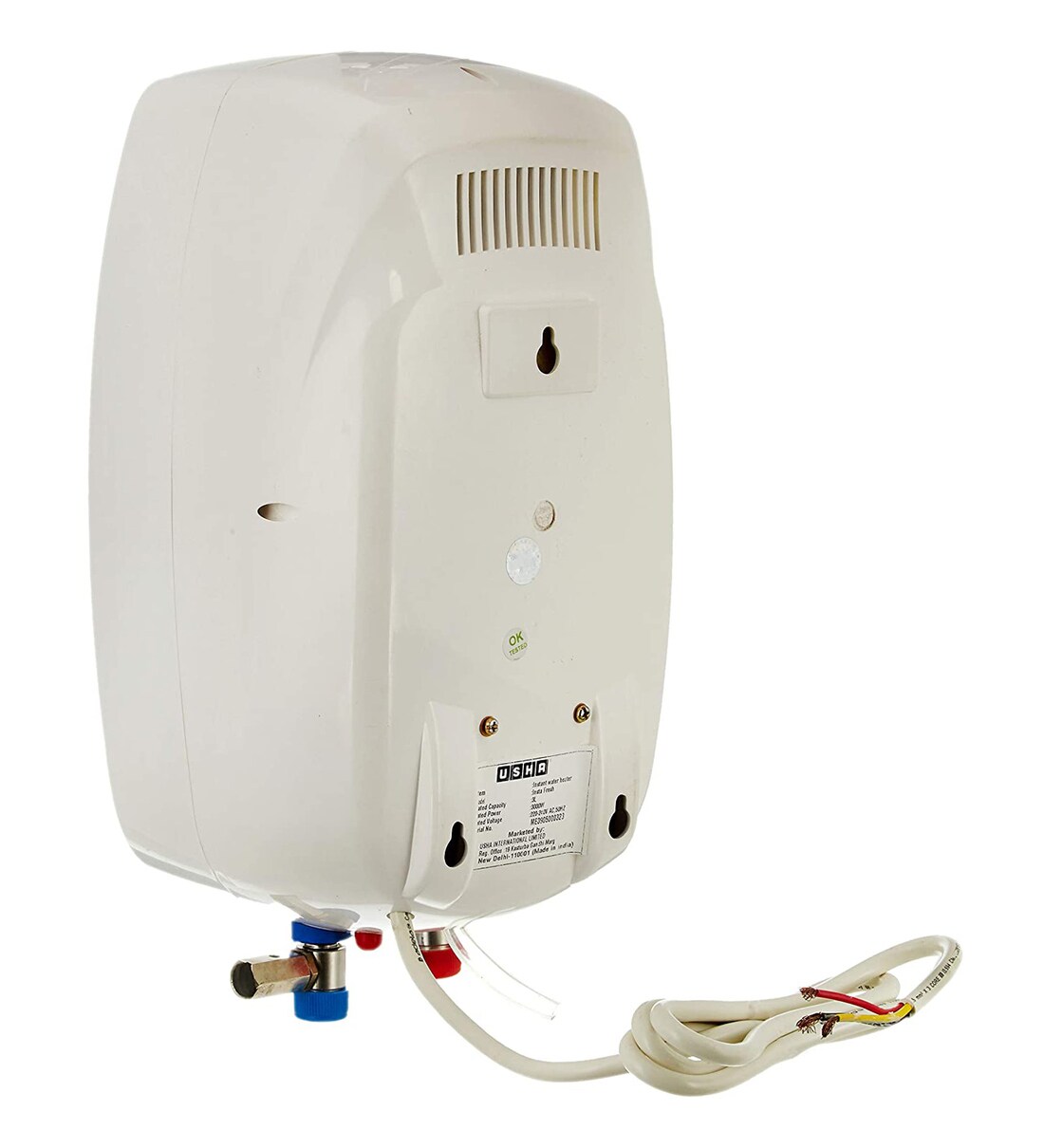 Buy USHA Instafresh 46761300325N 3-Litre Instant Water Heater (White  Silver) at 10% OFF by Usha | Pepperfry