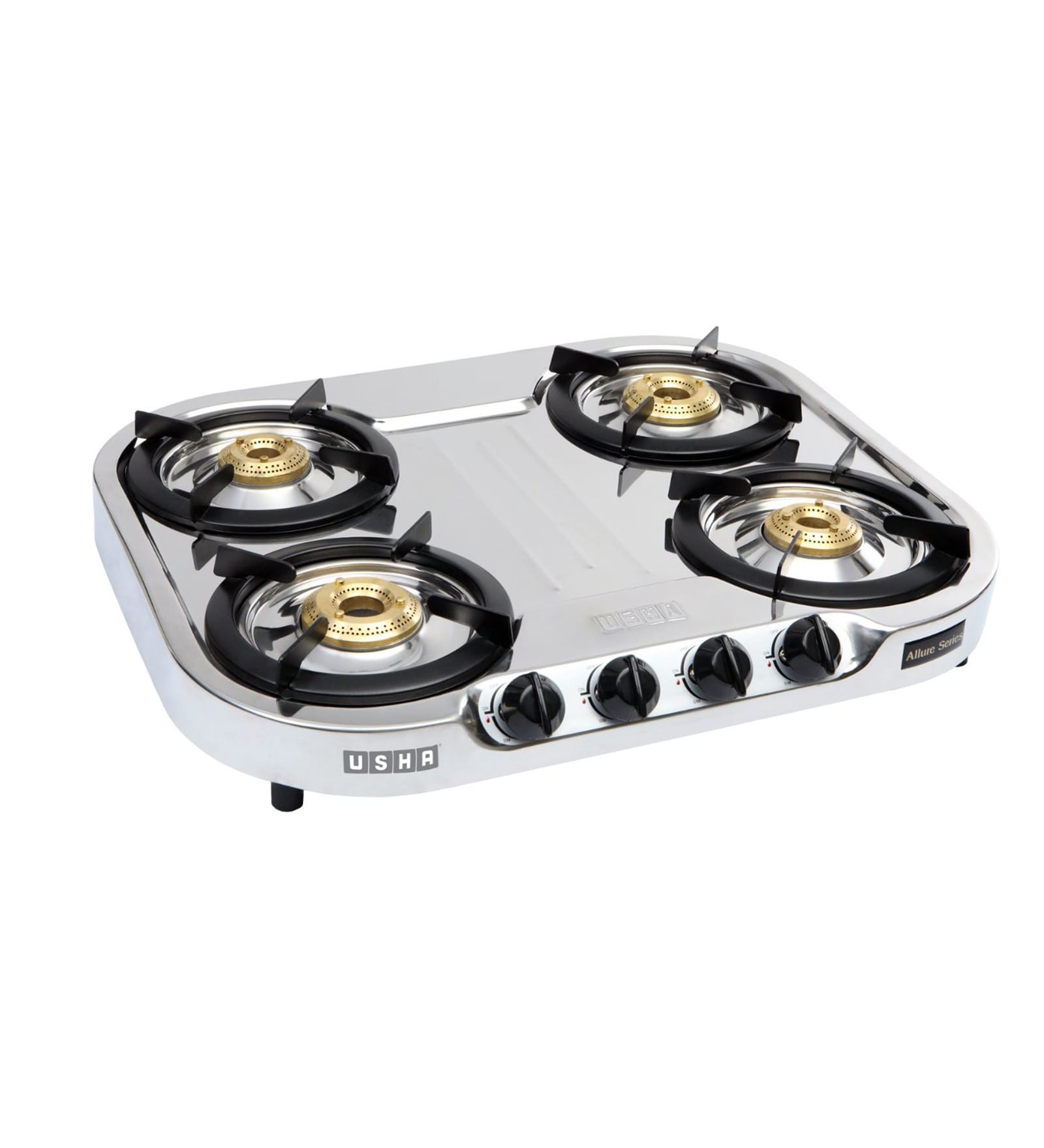 Buy Usha Allure Stainless Steel 4 Burner Gas Stove (Model GS4 001