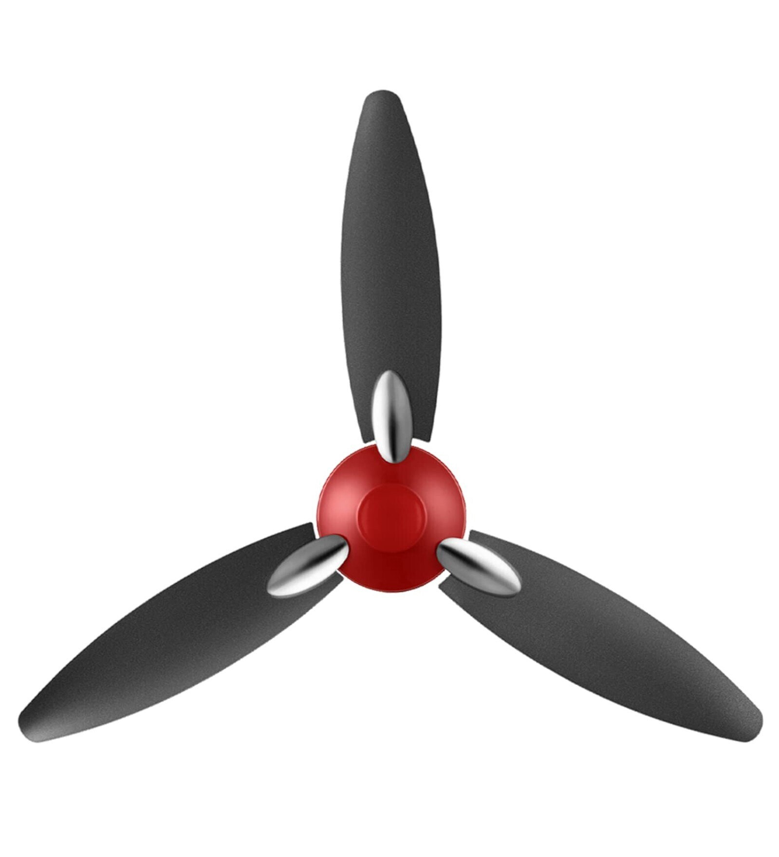 Usha Bloom Daffodil Goodbye Dust Ceiling Fan 1250 Mm (Sparkle Red & Black)