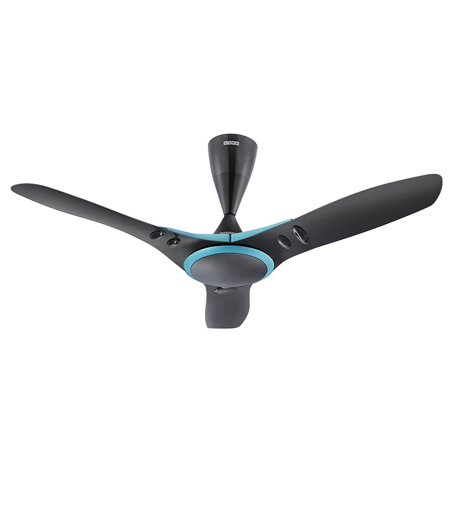 Usha EX9 1200 Mm High Speed Dust Resistant Premium Ceiling Fan (Moon Night Black)