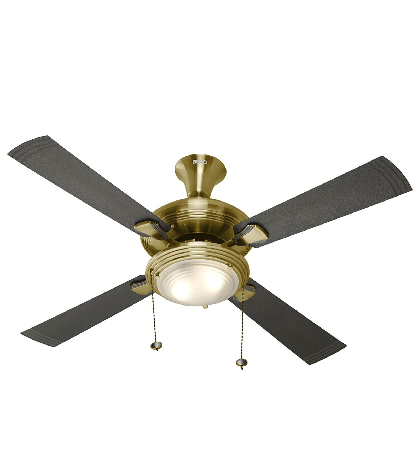 Usha Fontana One 1270 Mm Ceiling Fan with Decorative Lights (Antique Brass)