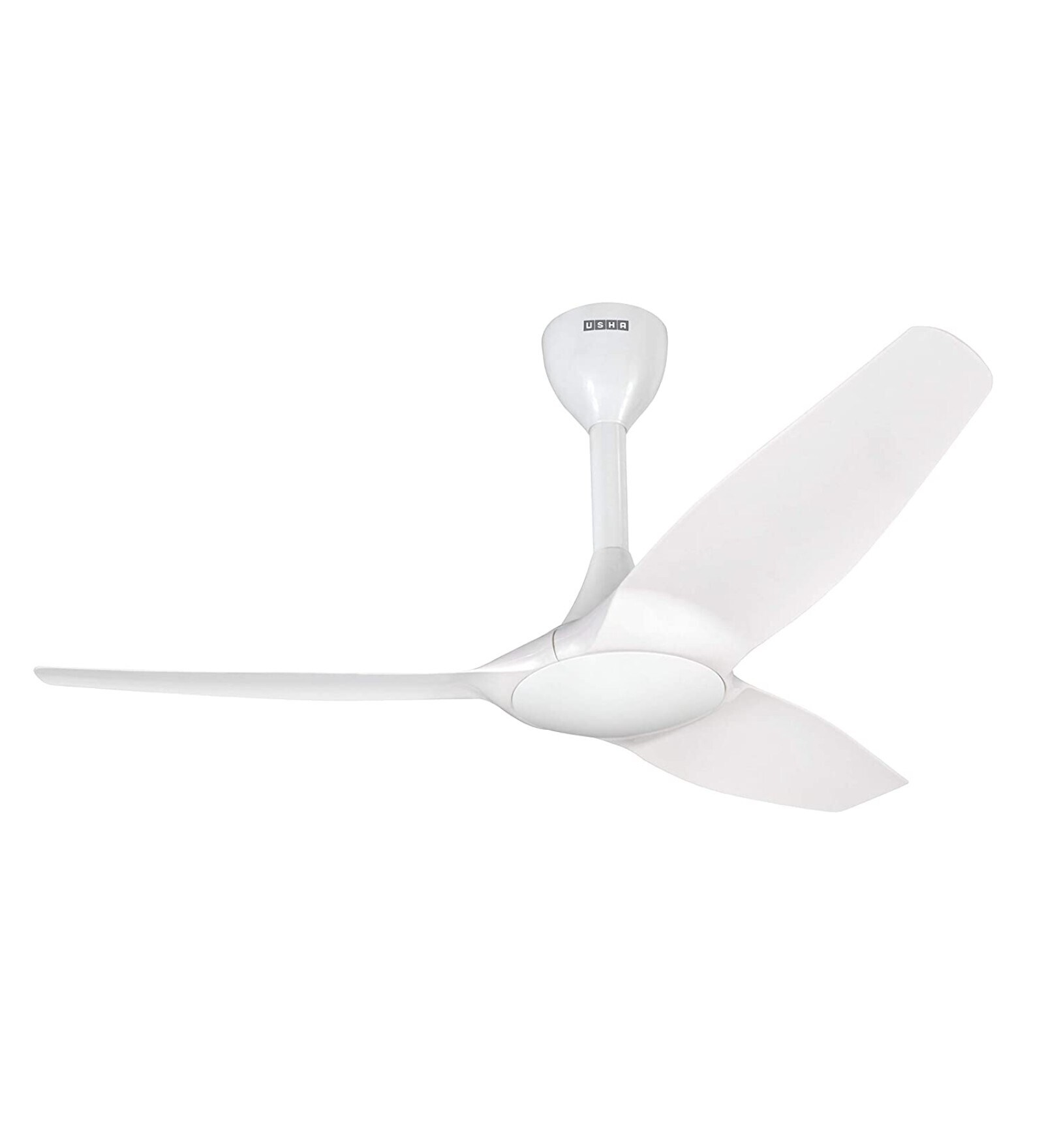 Usha Heleous 1220 Mm Premium BLDC Ceiling Fan with Rust Free ABS Blades and RF Remote (Sparkle White)
