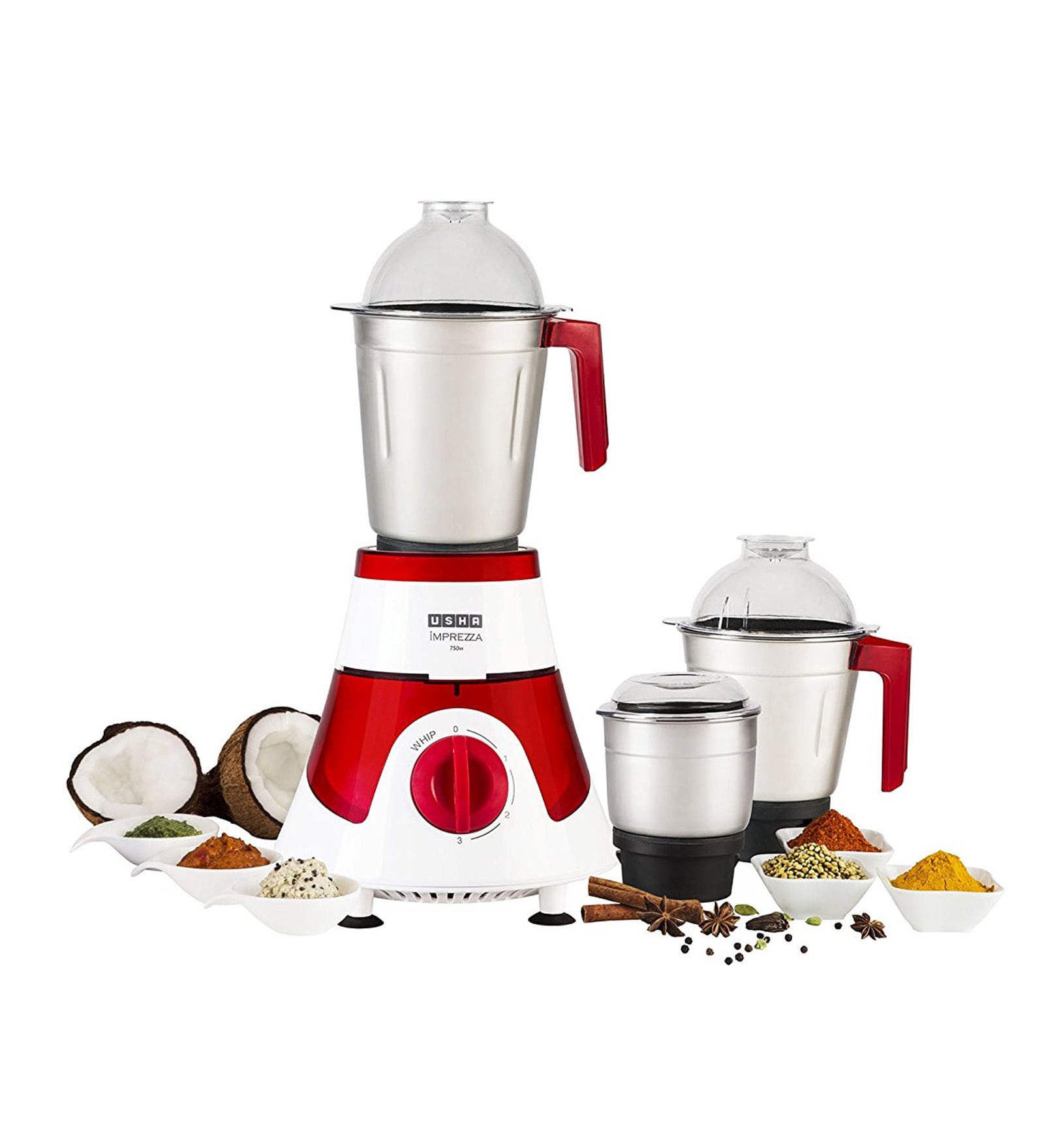 Buy Usha Imprezza 750W 3576 Mixer Grinder with 3 Jar Online Mixer and