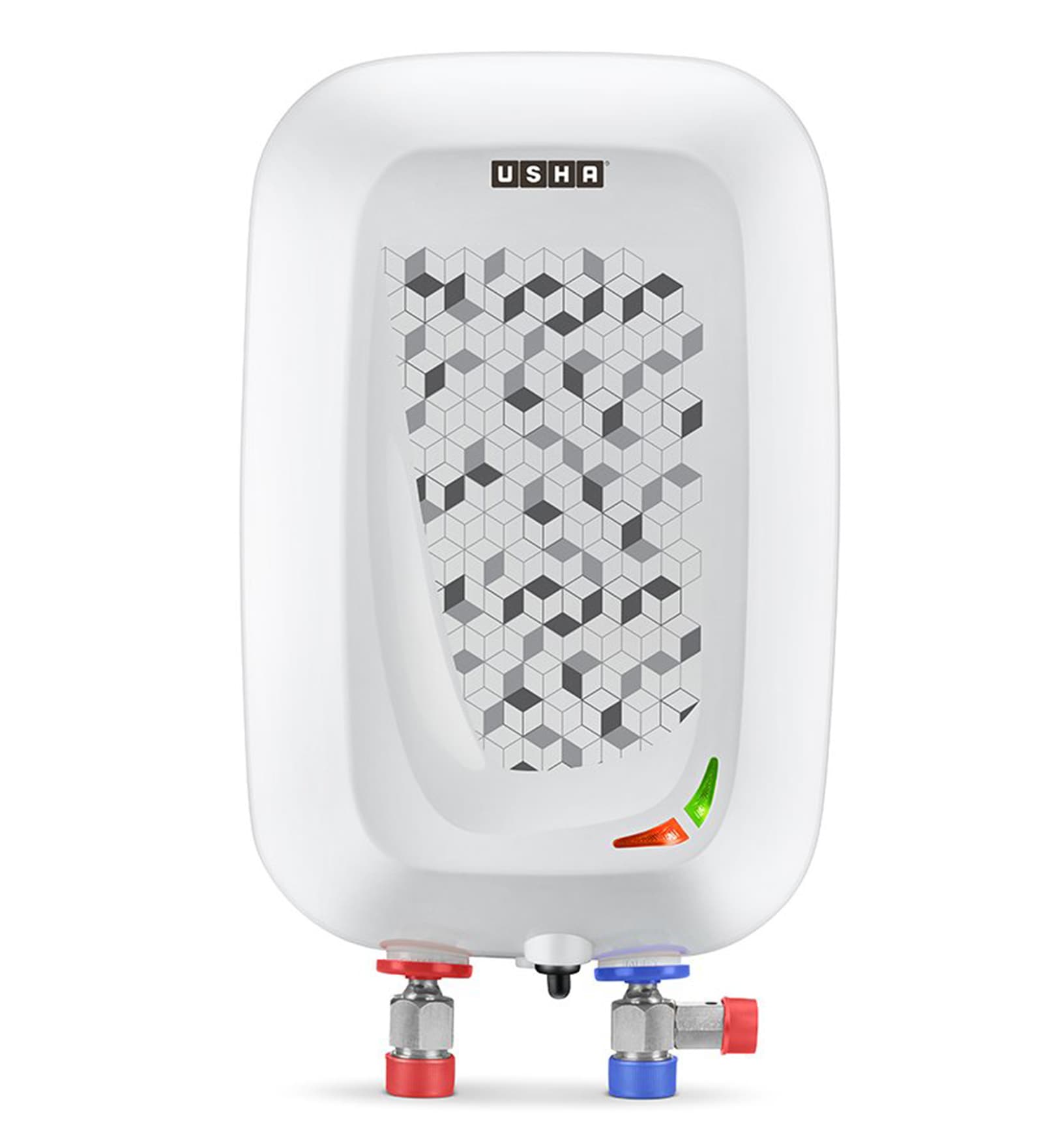 USHA Instano Instant 1 Litre Verticle Water Heater in Moonlight White Colour