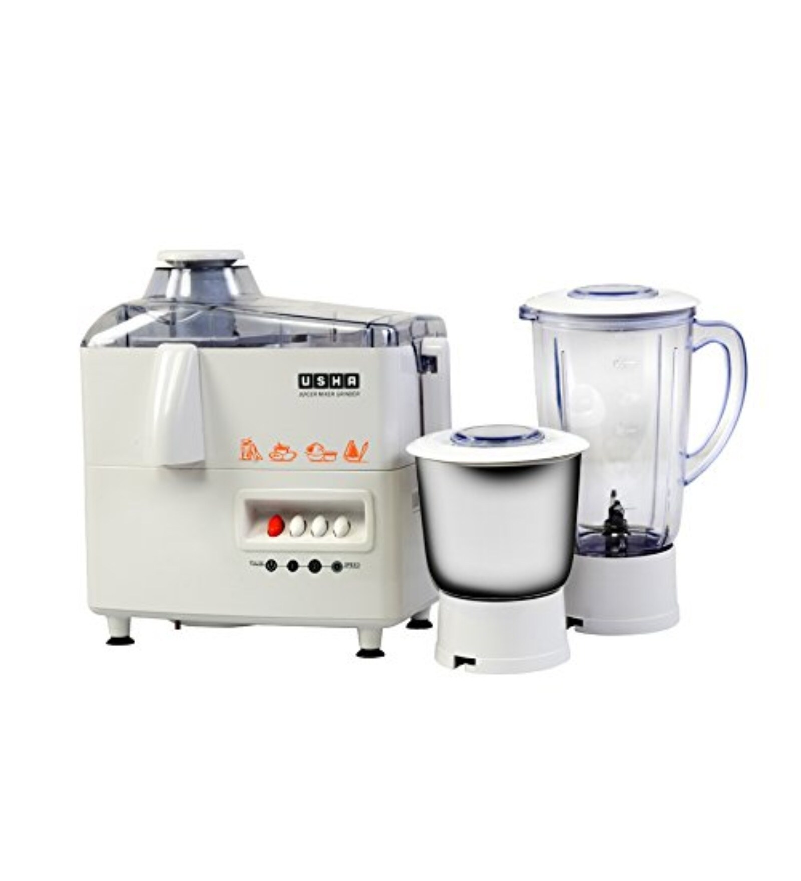 Usha 2 Jars 450W Juicer Mixer Grinder (Model No: 3345)