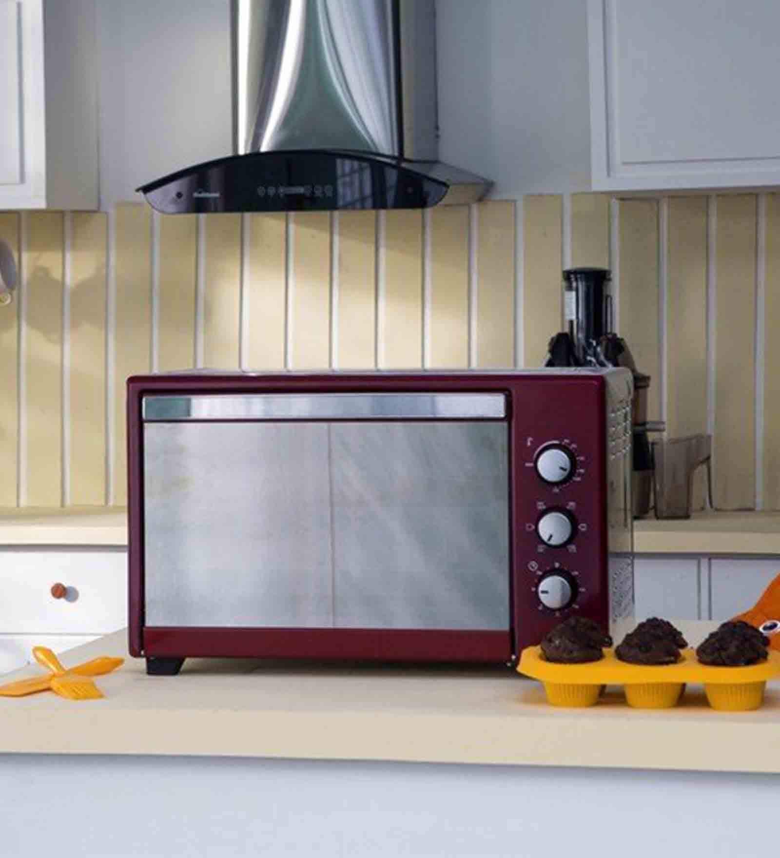 USHA OTG 3642RCSS 42 Litres Oven Toaster Grill in Red & Wine Colour