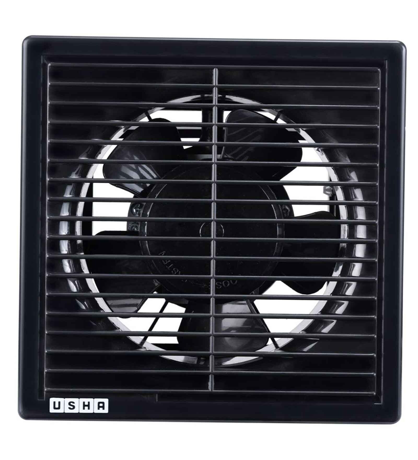 Usha Striker High Speed 150 Mm (6 Inch) Ventilation Fan (Black)